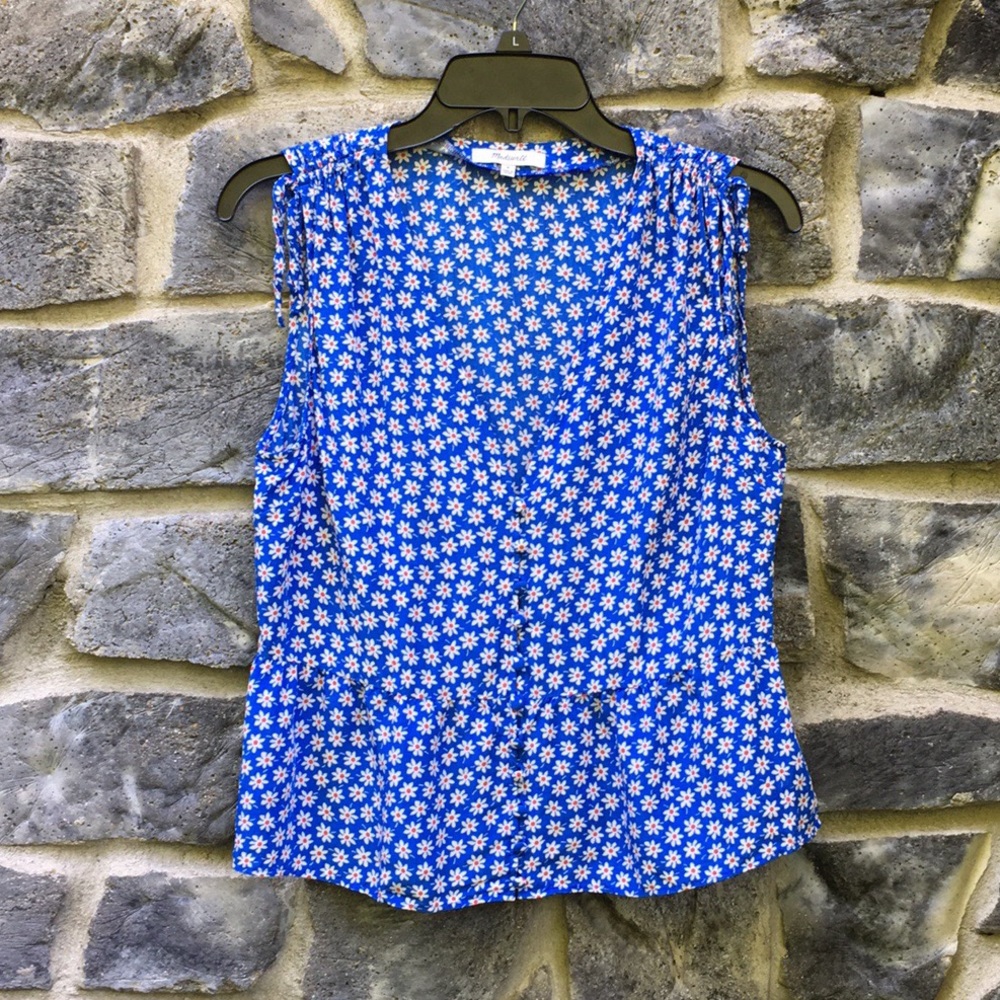 Madewell Belle Tank Top in Mini Daisy